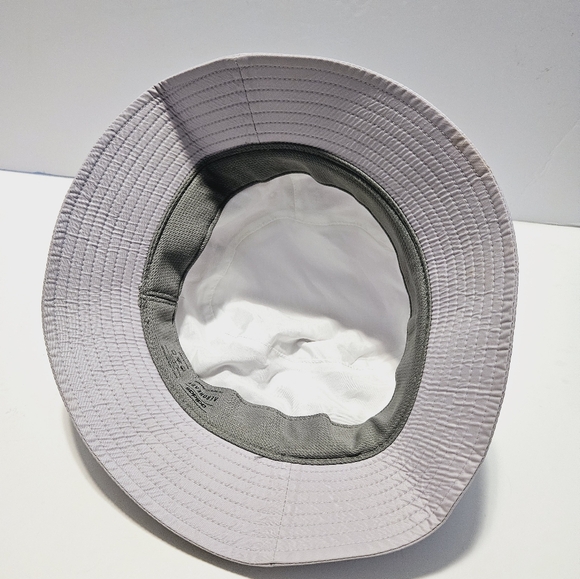 Adidas Foldable Bucket Cap Silver Dawn/Violet Hat One Size EUC - Picture 7 of 10